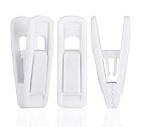 Tinfol Lot de 50 Pinces en Velours Blanc floquées pour Pantalons, Pantalons, Jupes, Pantalons