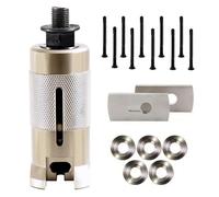TINMAGI Extracteur de Clou, Outil Ouverture de Porte, Extracteur de Cylindre Professionnel en Acier Inoxydable, Kit Crochetage Serrure avec Vis Bride Joint, Retirer Cylindre de Fermeture Lockpicking