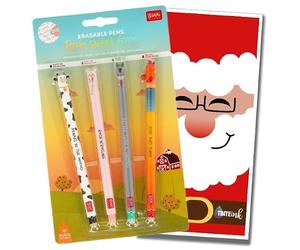Tinte Ink Legami Lot de 4 stylos effaçables Collection Père Noël 5