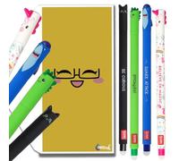 Tinte Ink Legami - Lot de stylos effaçables avec jolie enveloppe - (Set Rêveurs, 4 stylos)