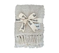 Tinted Plaid bouclé Janzen Solid off white-natural. 130x170 cm