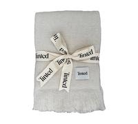 Tinted Plaid en laine Fingal Solid off white-natural. 130x170 cm