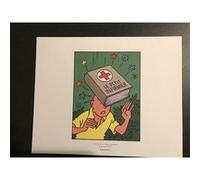 TINTIN - Le Petit Infirmier - 19,5x24 cm - AFFICHE / POSTER G