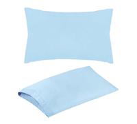 tintoke Minicoussin 28 x 17 cm,MiniCoussin de Voyage,MiniCoussins,Coussin d'oreiller Sieste,Lavable en Machine,Convient aux Enfants de 3 à 6 Ans, Support de Cou pour Adultes, Voyage (Bleu Clair)