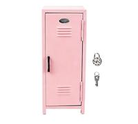 Tiny Mini casier - Boîte de rangement résistante aux rayures, mini casier de rangement en métal, armoire de rangement de bureau avec design de , pour l'école, la maison, le bureau, la