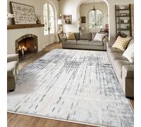 Tinyboy-hbq Tapis Salon Moquette Chambre Style Moderne Artistique Traditionnel Unique Tapis de Salon Doux à Poils Courts Antidérapant Intérieur Moelleux pour (Gris/Beige, 200 x 300 cm)