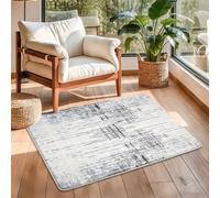 Tinyboy-hbq Tapis Salon Moquette Chambre Style Moderne Artistique Traditionnel Unique Tapis de Salon Doux à Poils Courts Antidérapant Intérieur Moelleux pour (Gris/Beige, 80 x 120 cm)