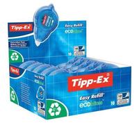Tipp-Ex Easy Refill ECOlutions Rubans Correcteurs (Très Résistants) - Corrigez et réécrivez - 14 m x 5 mm, Boîte de 10
