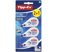 Tipp-Ex Ruban correcteur Mini Pocket Mouse 6 m x 5 mm - Blister 2+1