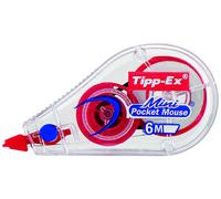 Tipp-Ex Mini Pocket Mouse Rubans Correcteurs 6 m x 5 mm - Couleurs Fashion Tendance Assorties - Lot de 10