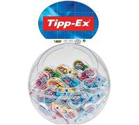 Tipp-Ex Mini Pocket Mouse Rubans Correcteurs 6 m x 5 mm - Couleurs Tendance Assorties, Présentoir de 40