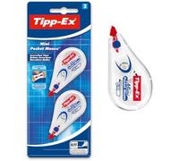 Tipp-Ex Mini Pocket Mouse Rubans Correcteurs - 6 m x 5 mm, Parfait pour l'Ecole et au Bureau, Blister de 2