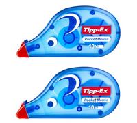 Tipp-ex Pocket Mouse 42709 Tippex Lot de 2 rouleaux correcteurs instantanés Blanc 4,2 mm 10 m