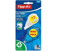 Tipp-Ex Easy Refill ECOlutions Ruban Correcteur - 14 M x 5 mm, Blister de 1 + 1 Recharge