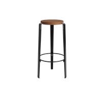 TipToe BIG LOU Tabouret Chêne Teinté/Noir Graphite