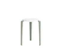 TipToe LOU Tabouret Plastique Recy lanc/ Gris Eucalyptus