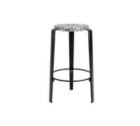TipToe MI LOU Tabouret Plastique Recyclé Noir/Noir Graphite