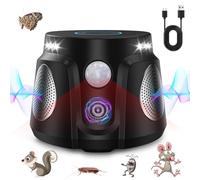 Tiptop Home Ultrasons Souris et Rats 360°, Repulsif Souris Ultrasons avec 3 Modes, Appareil Ultrason Souri Anti Souri pour Souris d'intérieur,Anti Rat Ultrason pour Greniers, Garages, sous-sols