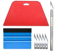 tiptopcarbon Kit d'outils de lissage de papier peint - pour la pose de papier adhésif, film de fenêtre et vinyle