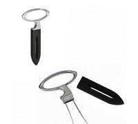 Peugeot Tire-bouchon Mathus à lames avec étui – noir, zamac et ABS soft touch 11 cm (200251)