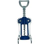Fackelmann Tire-bouchon à levier Elemental 670488 Plastique, inox Bleu 16,5 x 6,4 x 3,4 cm