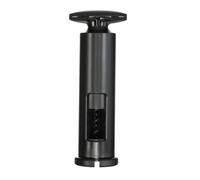 Tire-bouchon à Vin Manuel Multifonction pour Bouteille, Noir | ABS et Acier Inoxydable, Poignée Antidérapante, Coupe-feuille, Base de Rangement, Usage Maison