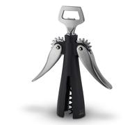 Tire-bouchon Charles de Gaulle 2-en-1 SOUVERAIN inox/noir 19,6 cm Peugeot