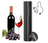 Tire bouchon electrique rechargeable - ouvre bouteille electrique coupe-fil et câble de chargement USB - pour la maison, les fêtes