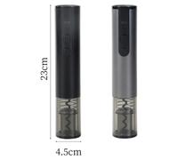 Tire-bouchon électrique - Tire-bouchon automatique - Rechargeable - Recharge via USB-C - Pour la maison et comme cadeau - Gris