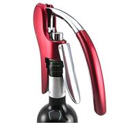Tire-bouchon en acier inoxydable - Efficace et écologique - Rouge