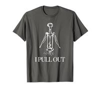Tire-Bouchon géant Amusant avec Inscription « I Pull Out » T-Shirt