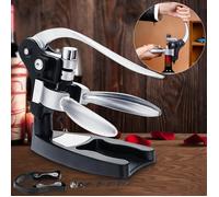 Tire Bouchon - Métal - Ouvre Bouteille - Ergonomique - 4 pièces - Cadeau Noël