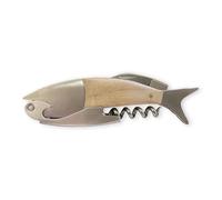 Tire bouchon personnalisé Mabouteille® - Tire bouchon lame POISSON en bois avec gravure laser pour message, prenom, slogan… [ Couteau tire bouchon ]