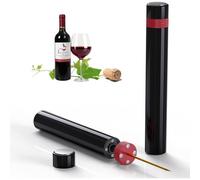 Tire Bouchon, Tire-Bouchon à Pression d'air 7S Cork Pops Out, Décapsuleur à Vin Rouge Outils Ouverture de Bouteille Portable Vin Accessoire Professionnel Pompe à BouteilleCable USB C Charge Rapide 3,