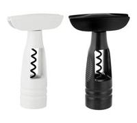 Fackelmann Tire-bouchon vis sans fin Bar Concept 49812 - ABS, acier trempé - Blanc/Noir 15 x 4 cm