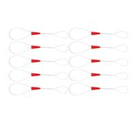 Tire-câble Lot de 10 Pièces Manuel en Acier Rouge pour Tirage