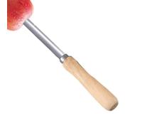 Tire-cœur de fruits - Manche en bois antidérapant manuel | Éplucheur métallique de fruits | pour cuisine, maison, salle à manger, restaurant, pique-nique, camping, barbecue