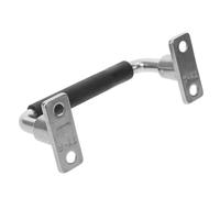 Tire-fort Poignée de Chariot Pliante en Acier Inoxydable 1200n Argenté | Châssis Métal et Boîte, Écart Latéral 28mm, Entraxe Frontal 100mm, Grip Caoutchouc