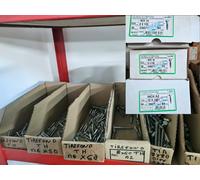 Acton – Tirefonds bois DIN 571 tête hexagonale inox A2 filetage partiel 8x80 mm boîte de 100