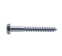 Tirefond tête hexagonale zingué Viswood 6x40 mm (x20 tirefonds)