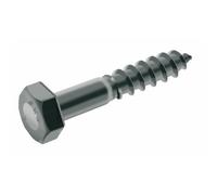 Acton Tirefonds bois DIN 571 – Tête hexagonale, inox A2, filetage partiel 6x60 – 100 pièces