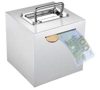 Tirelire Adulte en Acier Inoxydable,Cadeau Money Box en Métal pour Les Enfants,Grande Tirelires Incassable avec Poignée de