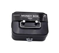 Tirelire avec offre-fort, mini tirelire en métal | Tirelire en métal robuste pour collection de pièces de monnaie pour enfants et adultes