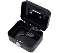Tirelire avec Clé Tirelire en Métal, Coffre-Fort en Étain, Petite Caisse Verrouillable, Boîte De Dépôt d'argent avec Serrure pour