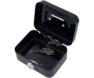 Tirelire avec Clé Tirelire en Métal, Coffre-Fort en Étain, Petite Caisse Verrouillable, Boîte De Dépôt d'argent avec Serrure pour