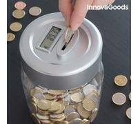 Tirelire avec compteur numérique et écran LCD - Tirelire compte pieces en euros G