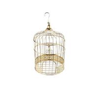 tirelire cage métallisé 20x31cm or - chalayer 6202 0-3