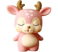 Tirelire - Cerf - Rose - Résine - Décoration Enfant