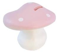 Tirelire champignon - rose