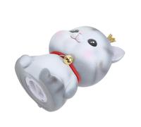 Tirelire Chaton Dessin Animé en Vinyle pour Garçon et Filles, Usage Maison | Récipient Monnaie, Rangement des Pièces et Billets, Petit Format de Bureau, Décoratif Couleur Aléatoire
